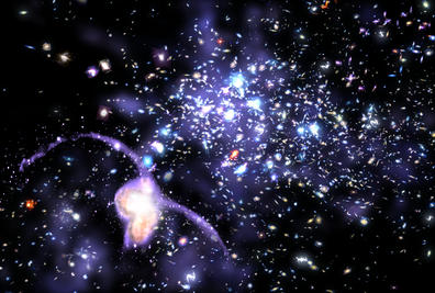 Galaxy Cluster (NASA)